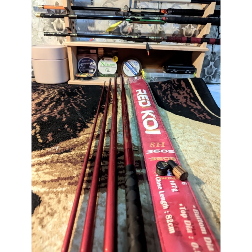 tegek RED KOI 360 Lawas