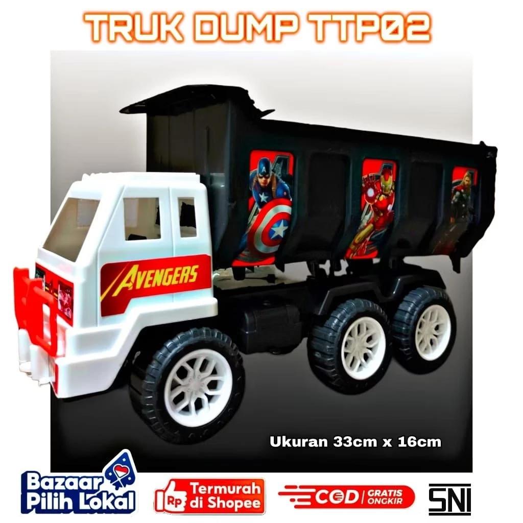 Mainan Truk Bak Set Dump Truk Pengangkut Pasir TTP 02