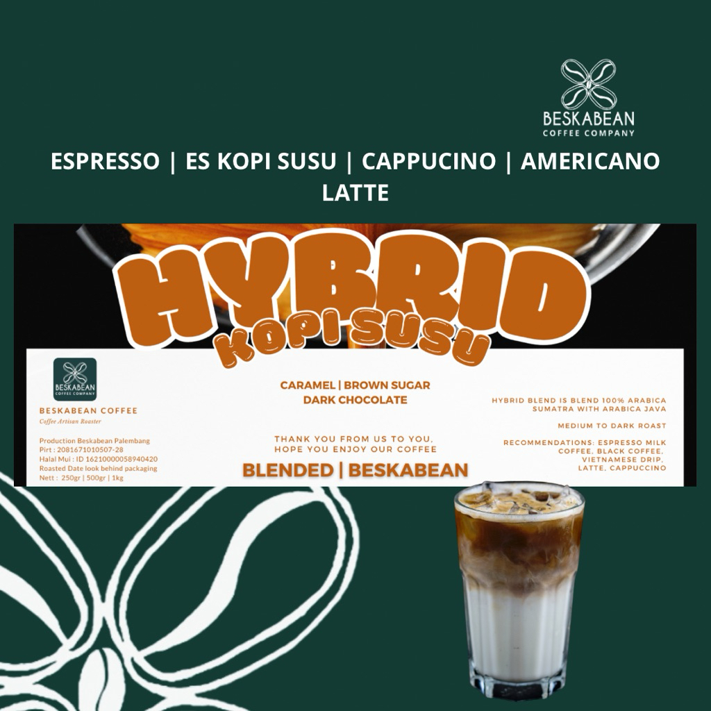 

1kg Biji Kopi Espresso Blend Es Kopi susu arabica 100%