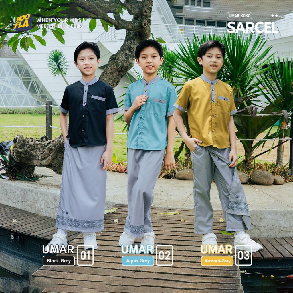 KOKO SET CELANA SARUNG ANAK UMAR KOKO SARCEL BY HOOFLA READYSTOCK KOKO SET SARUNG CELANA