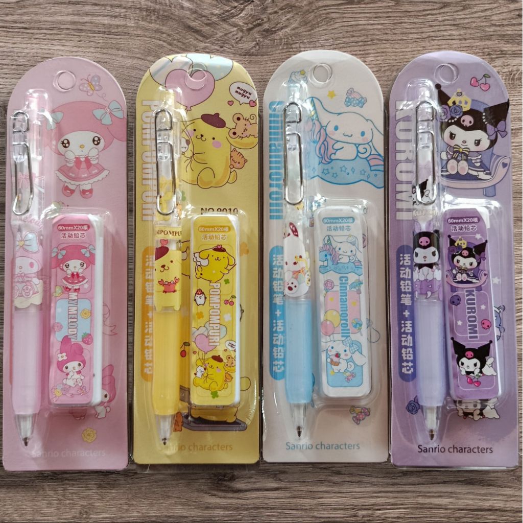 

pensil mekanik+refill sanrio