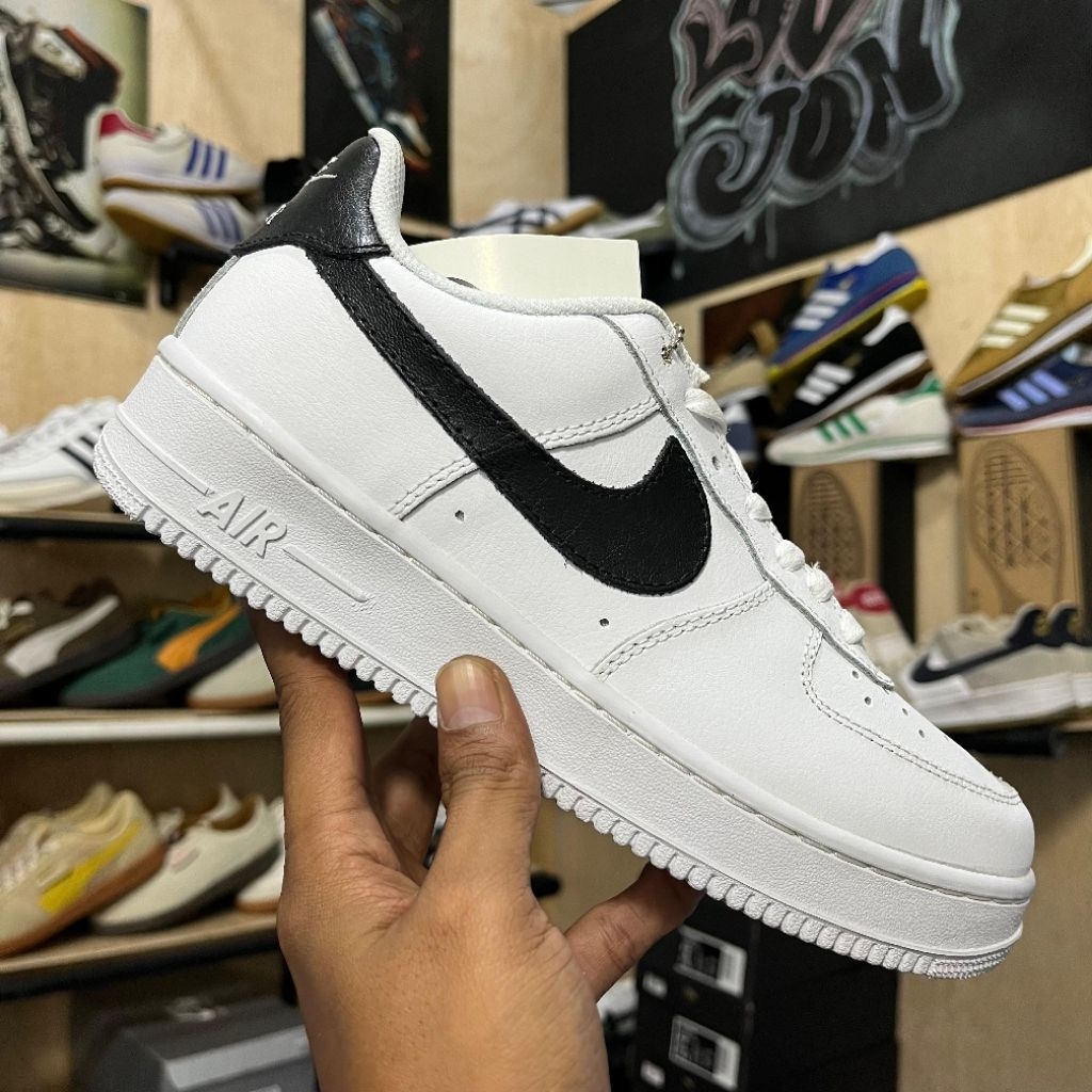 NIKE AF1 WHITE LIST BLACK BNIB