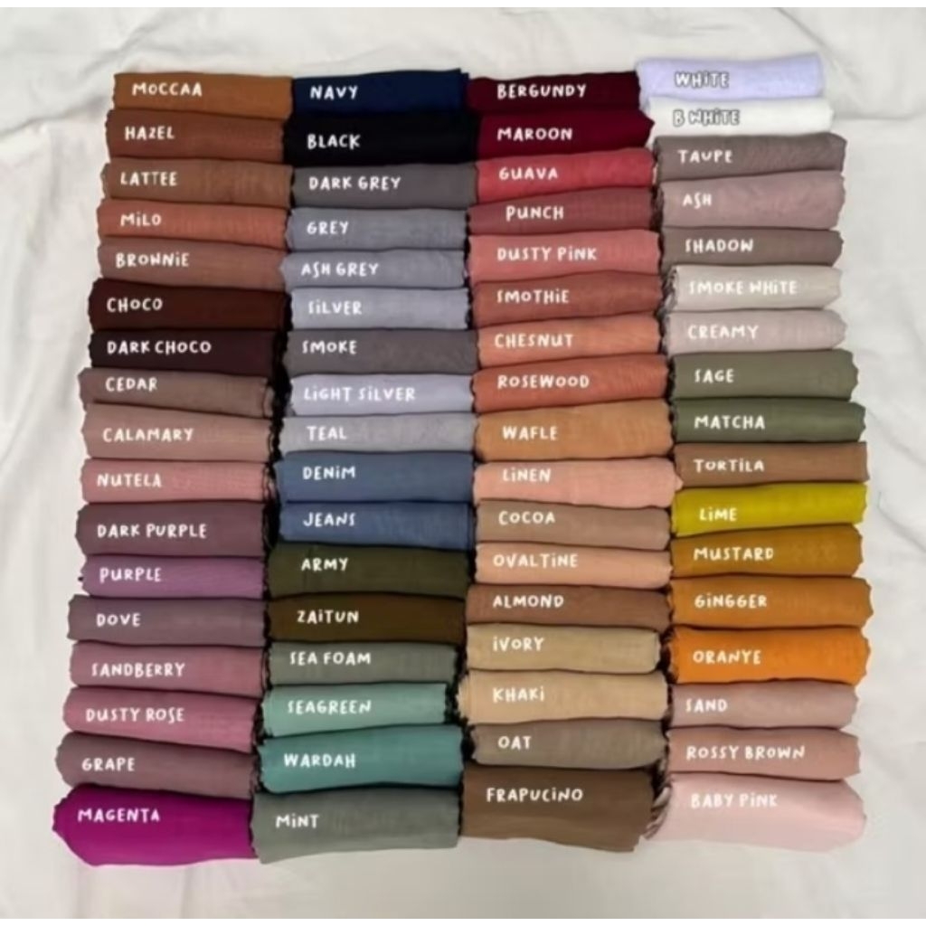 Kerudung segi empat, Paris premium | bahan premium