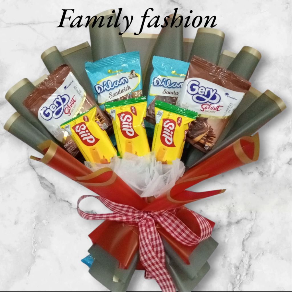 

buket Snack isian 6-7 isian