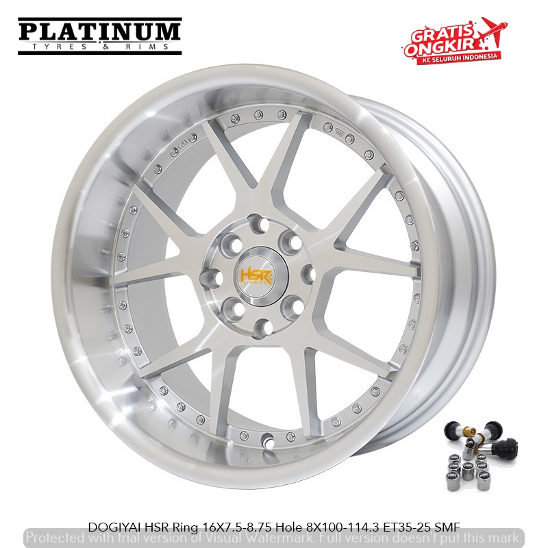 VELG RACING COCOK UNTUK MOBIL SIGRA VIOS VELOZ NISSAN HSR DOGIYAI RING 16