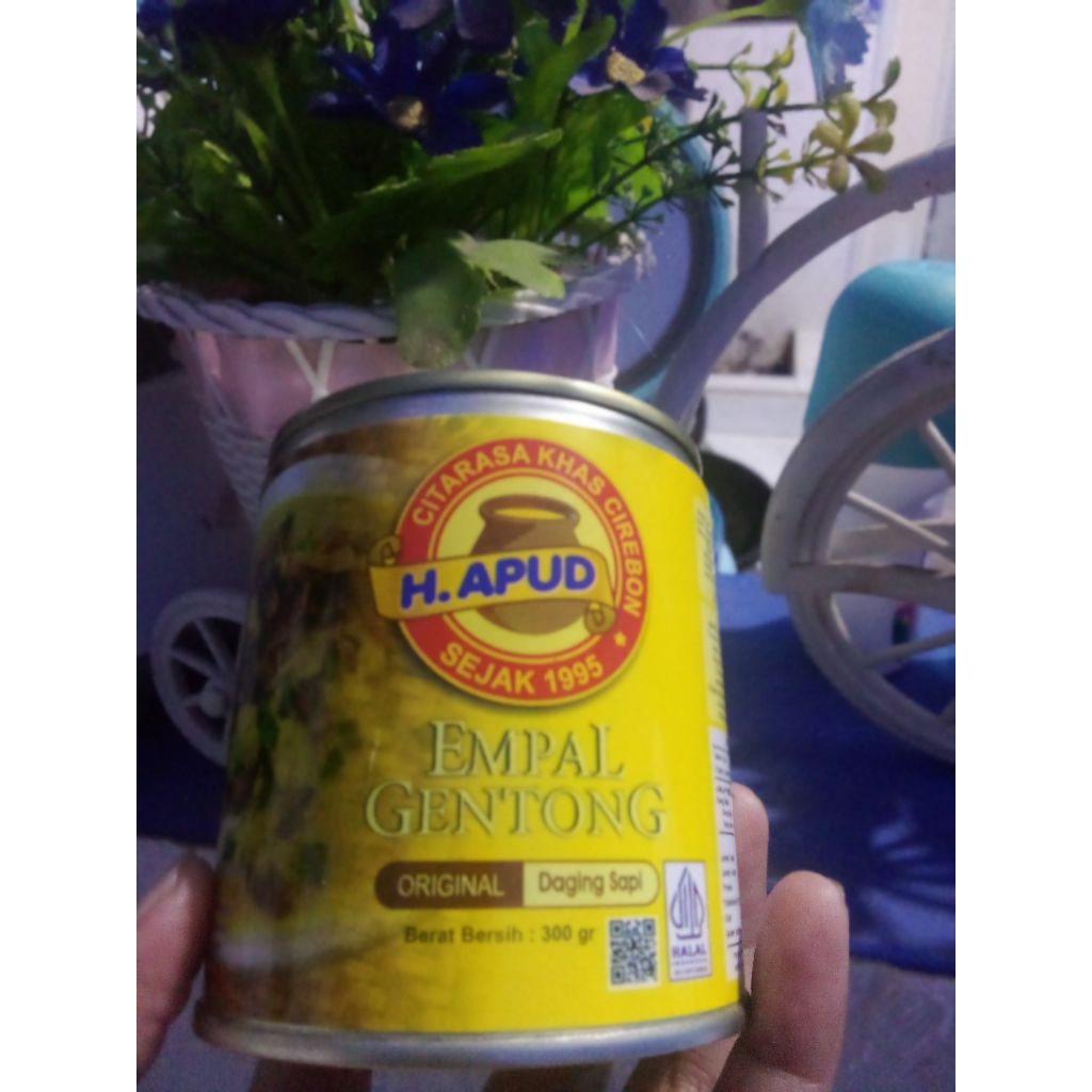 

EMPAL GENTONG H.APUD ORIGINAL KEMASAN KALENG ORIGINAL KHAS CIREBON