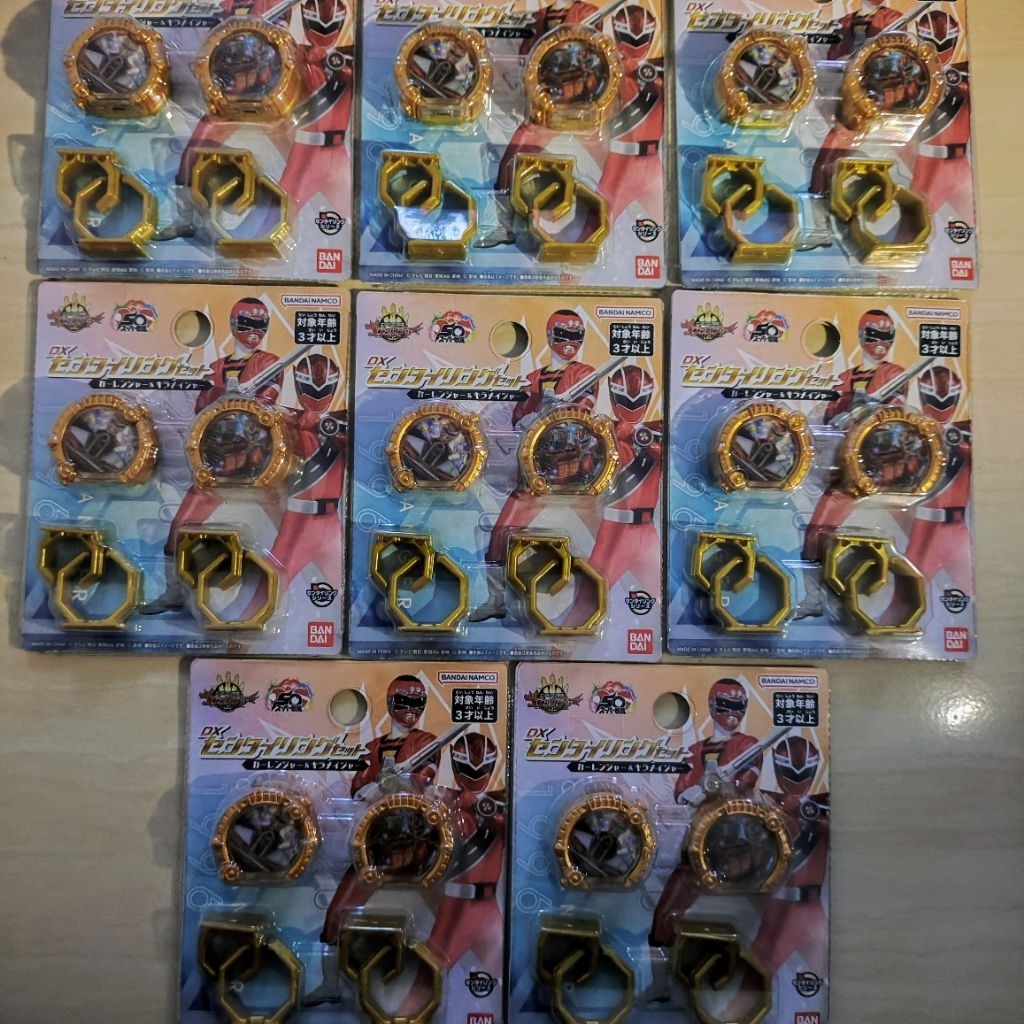 DX Sentai Ring Set Carranger & Kiramager - No. 1 Sentai Gozyuger