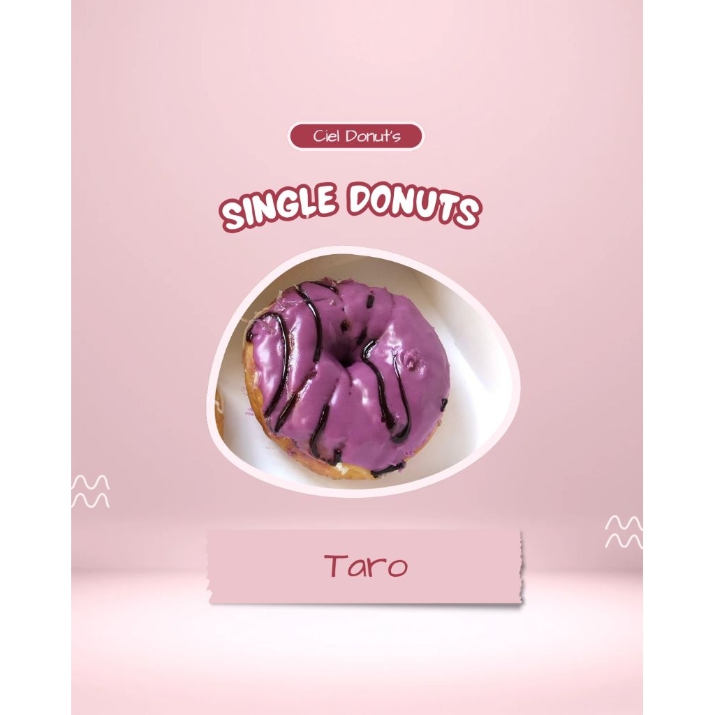 

Ciel Donut’s Taro | Donat topping | Donat premium halal