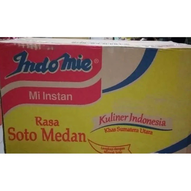 

INDOMIE SOTO MEDAN 1 DUS ISI 40 PCS