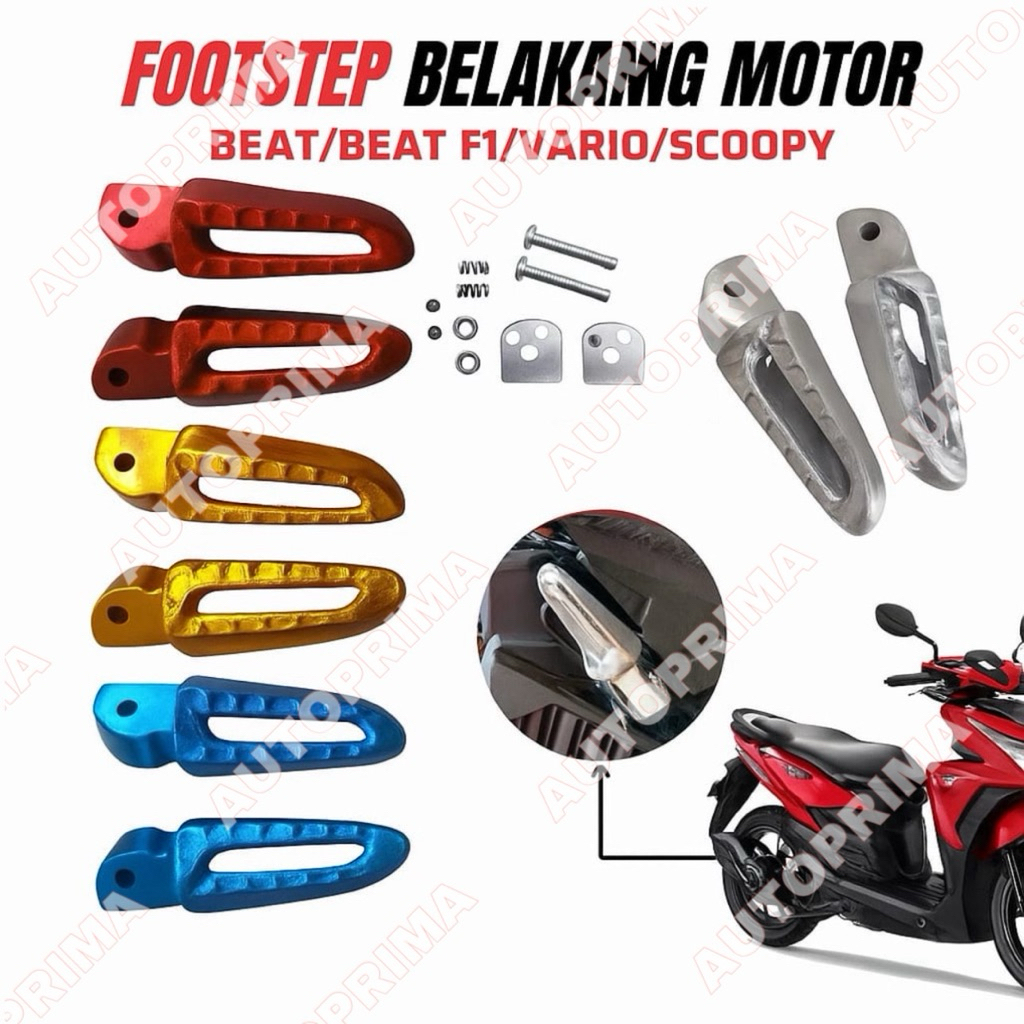 Promo Step Belakang Motor Honda Beat Vario Step Injakan Kaki Belakang Motor Matic
