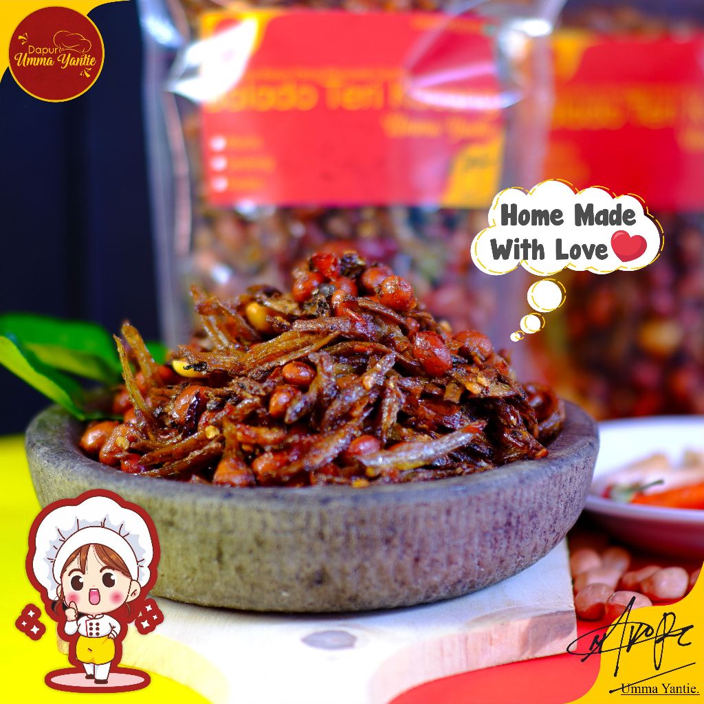 

Ygshop17 Balado Teri Kacang Gurih Pedas 250 Gram Lauk Siap Makan Umma Yantie Homemade Food