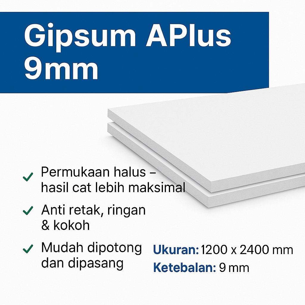 GYPSUM A PLUS 9 MM / GIPSUM A PLUS 9 MM / GYPSUM PARTISI A PLUS 9 MM / GIPSUM PARTISI PLAFON A PLUS 