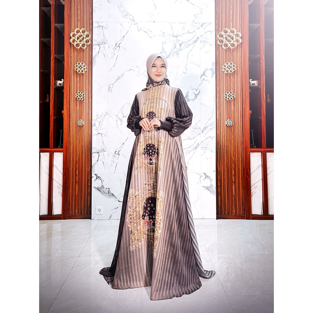 DUAI FAV - MARWAH SAROJA Layer Set Scraft Gamis Mewah