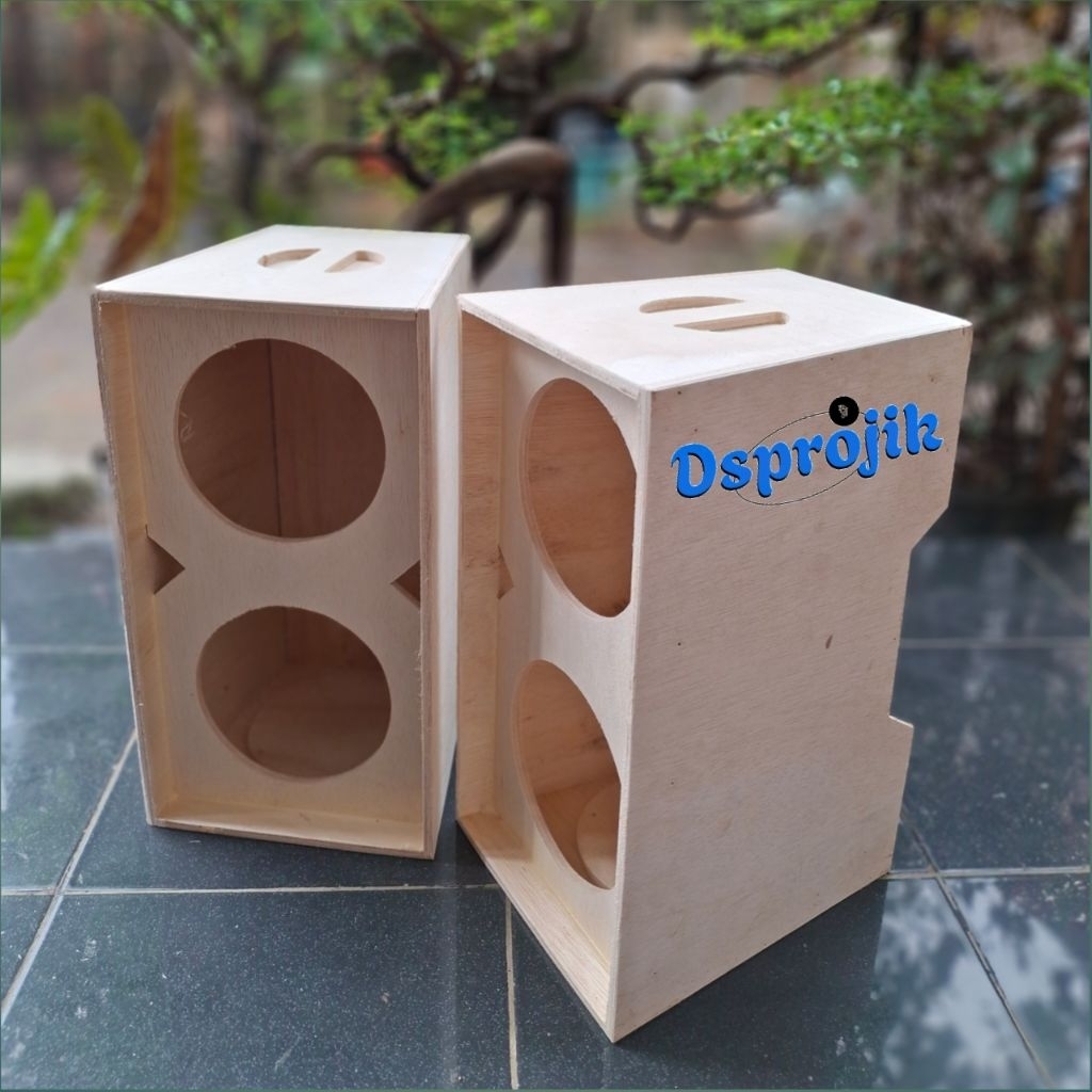 Box Speaker Line Array 6 Inch Double