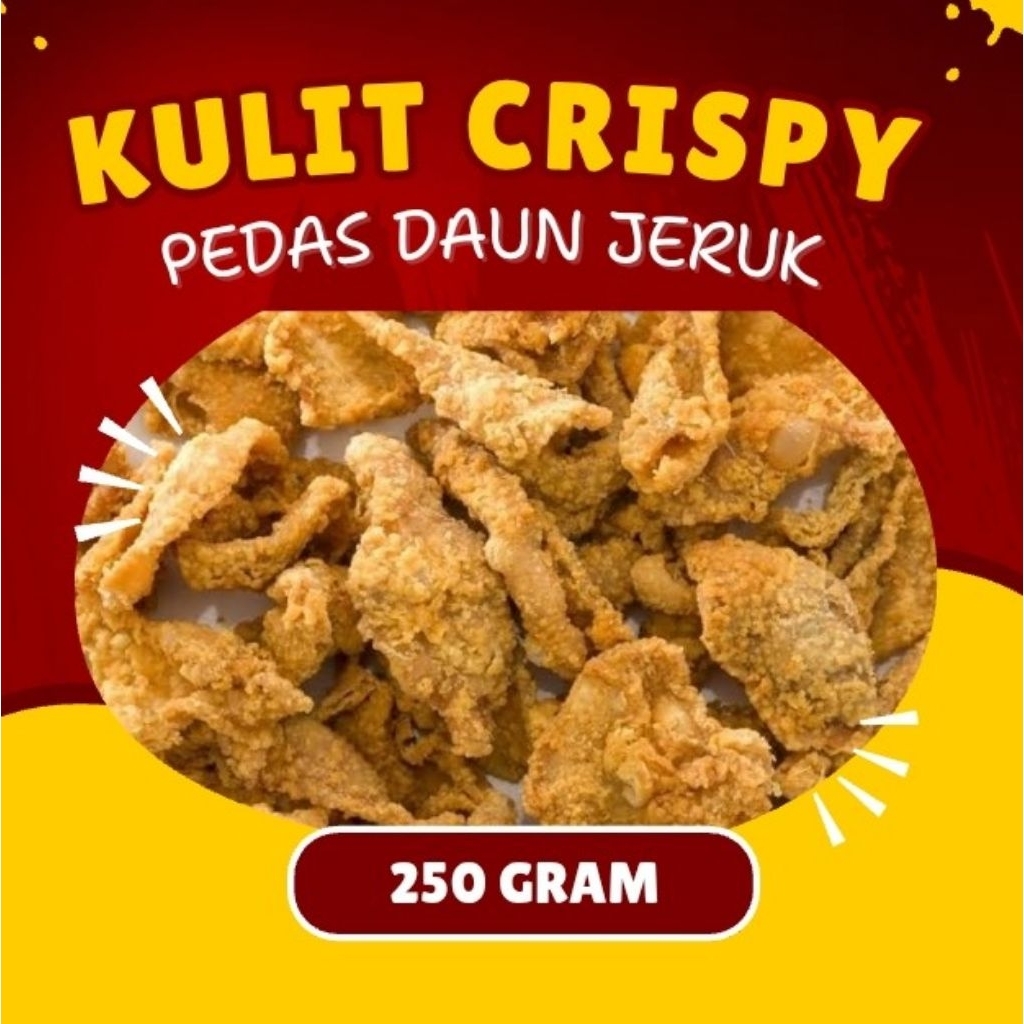 

Kulit Crispy Pedas Daun Jeruk 250g Renyah Gurih Murah