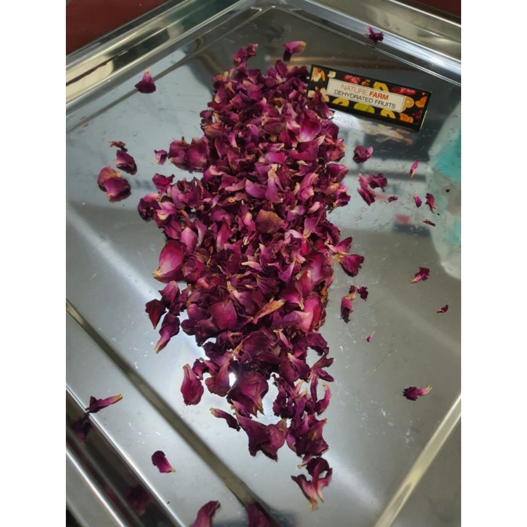 

Nature Farm Premium Dried Rose Petals kelopak kecil - Teh kelopak Bunga Mawar kering tea - spa - garnish - resin