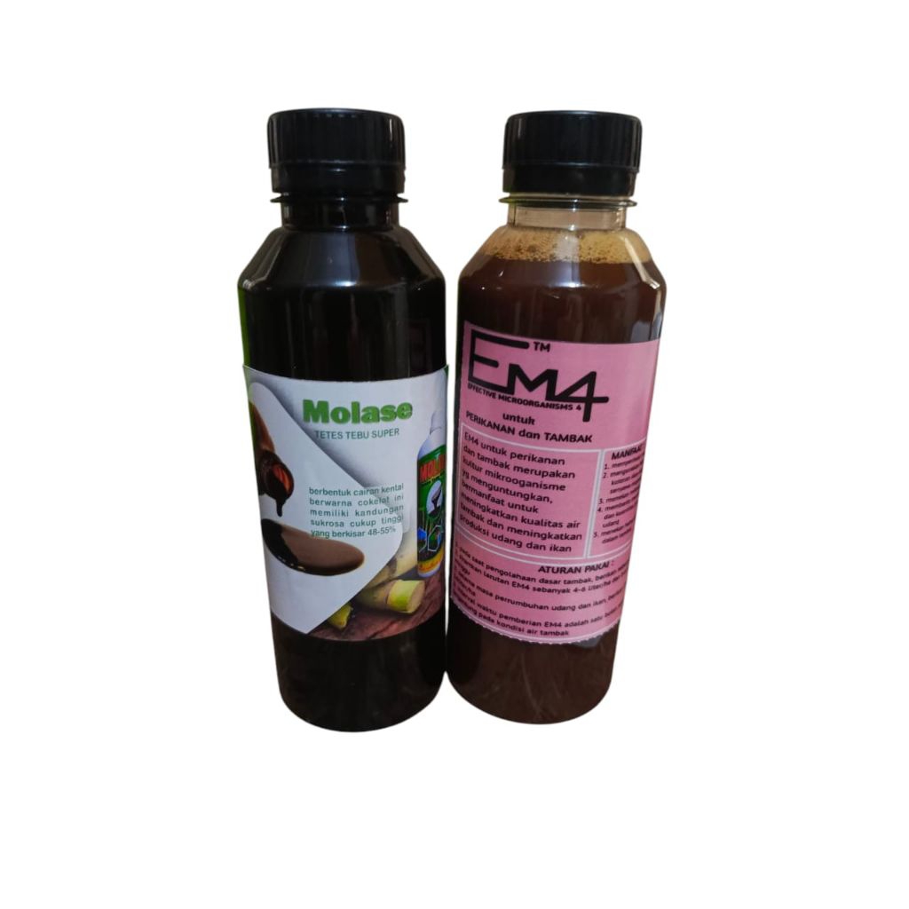 Paket em4 perikanan dan molase kemasan 250ml