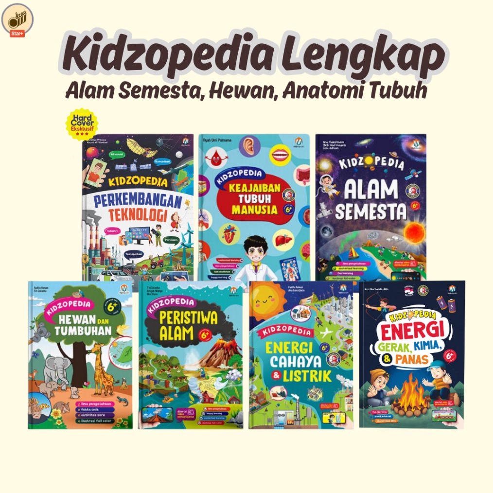 KODE T88Z Buku Ensiklopedia Kidzopedia Alam Semesta Perkembangan Teknologi Hewan dan Tumbuhan Anatom