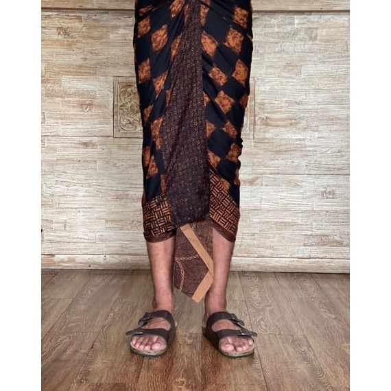 KODE T22I Saput Batik Indigo Bali  Saput Batik Indigo Print KLASIK VIRAL