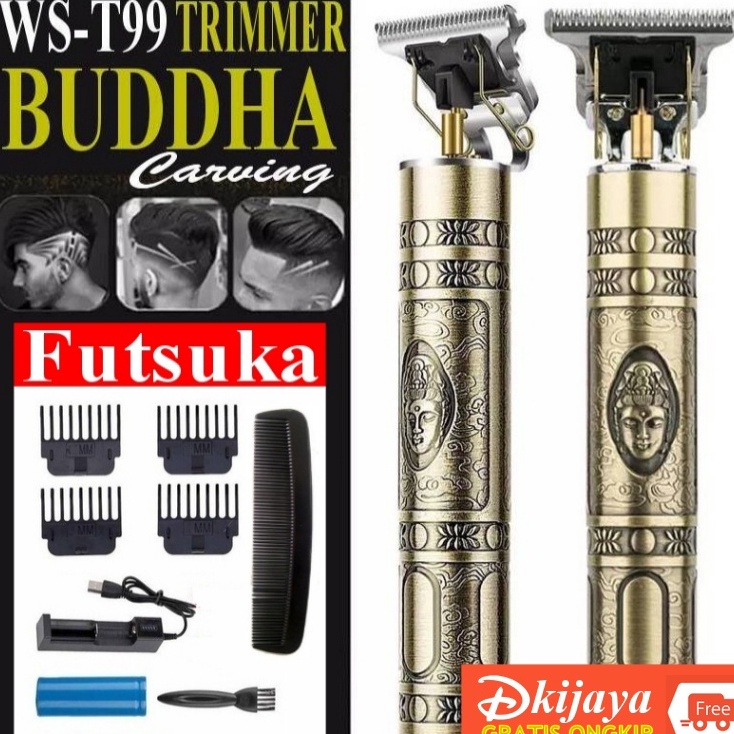 T99 Budha Buddha Trimmer Alat Cukur Ukir Rambut Clipper Trimmer Carving Hair Tato Tatto Futsuka WST9