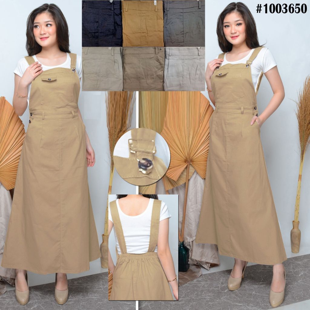 Overall Rok Panjang Top Sale 1003650 / Overall Gamis / Overall Maxi