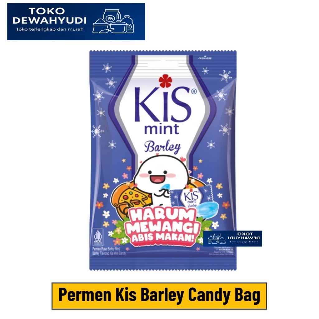

KIS Candy Permen Mint Barley | Permen kis barley kemasan Bag