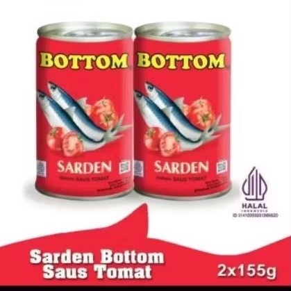 

Sarden Bottom paket 2 pcs berat 2x155 gr