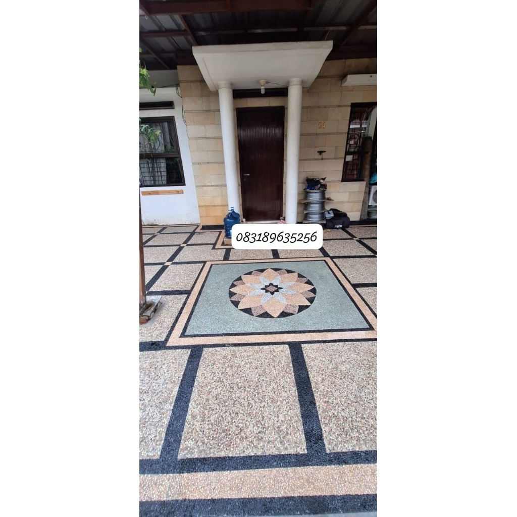 batu sikat carport minimalis