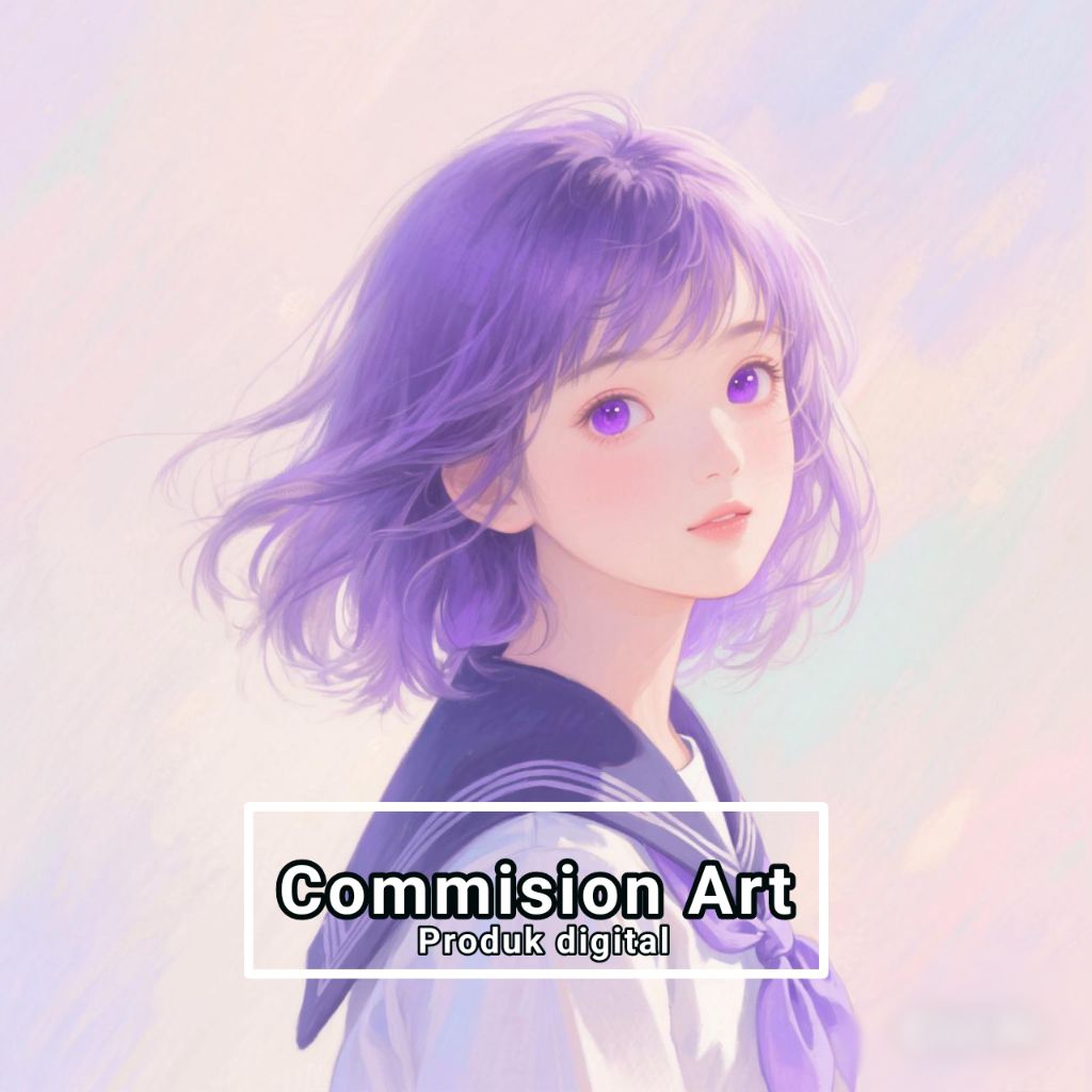 Commision Art  ( cek diskripsi produk ) || jasa Gambar digital || Produk Digital || Yt : Like_.sakur