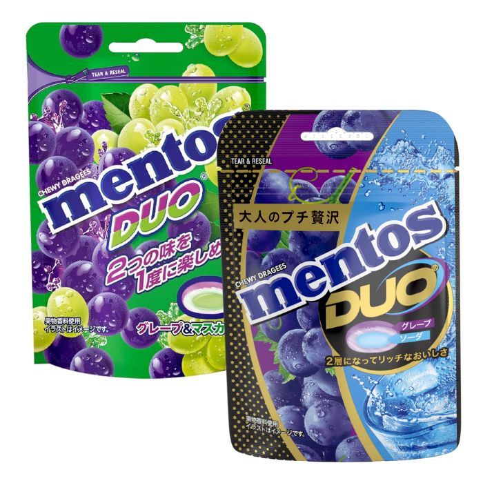 

KRACIE Mentos Duo Candy 45g