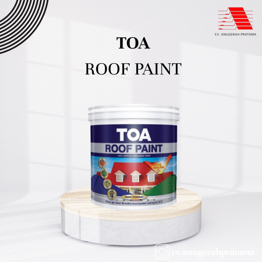 TOA Cat Roof Paint/Cat atap (Multi Purpose Paint) 2,5lt