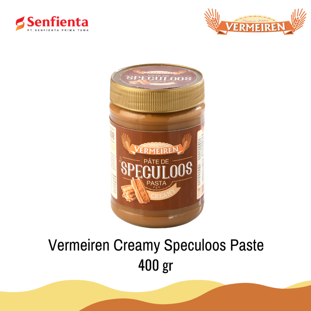 

Vermeiren Creamy Speculoos Paste 400gr | Selai Speculoos Original | Selai Import