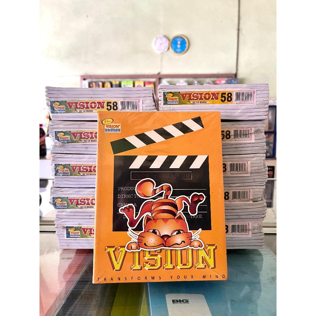 

Toko Panda Buku Tulis VISION Isi 38 Lembar ( Isi 10 Buku )