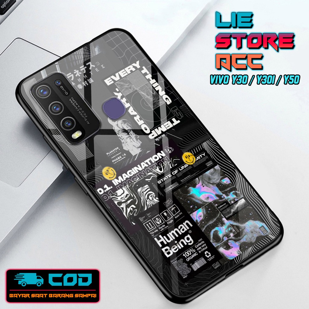 Case Vivo Y30 Y30I Y50 - Casing Vivo Y30 Y30I Y50 - ( aesthetic ) - Case Hp - Casing Hp - Softcase V