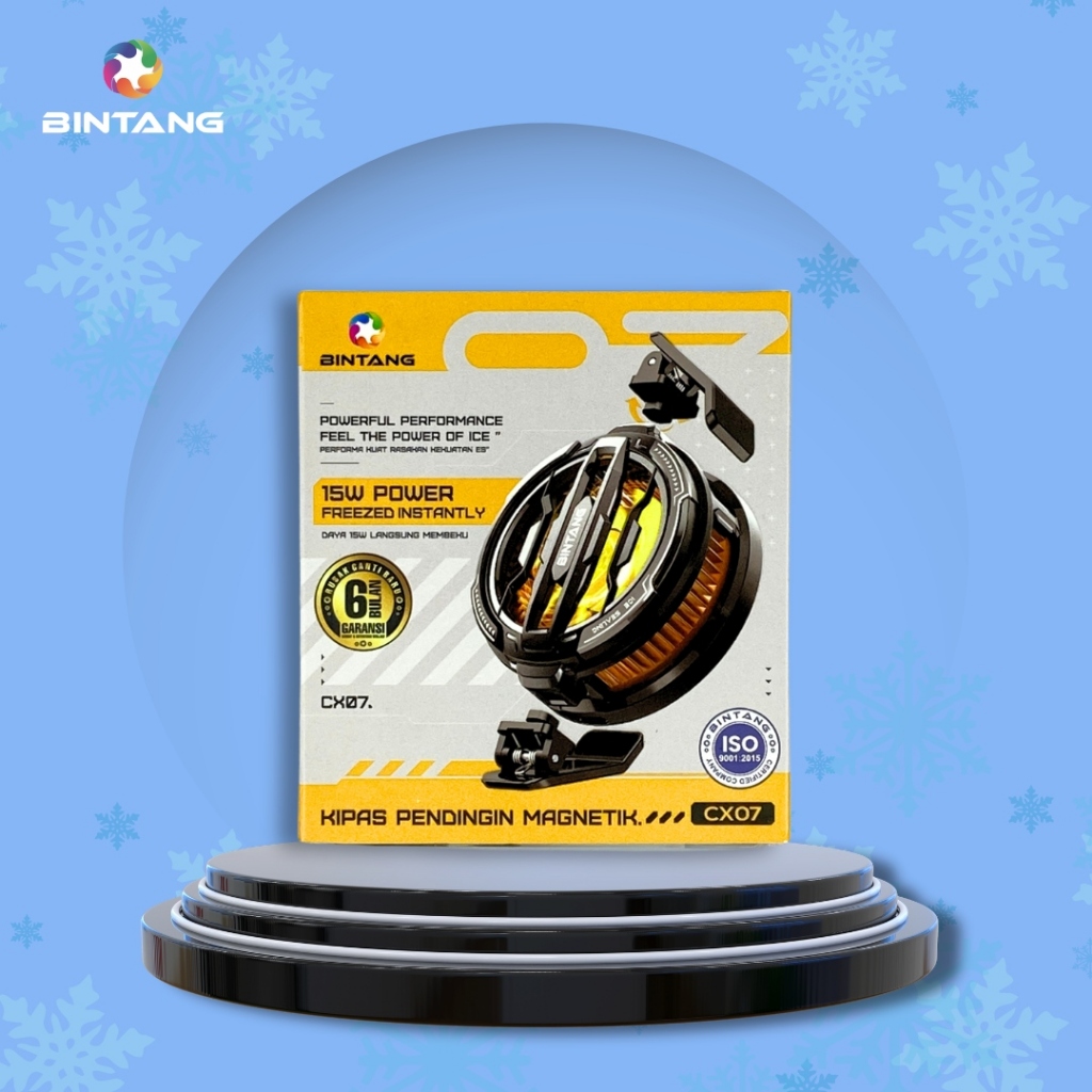 

COOLER FAN MAGNETIC ICE BT 15W CX07