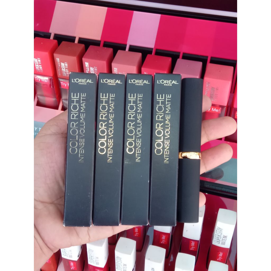 LOREAL PARIS MAKE UP - INTENSE VOLUME MATTE LIPSTICK // JSELECTIV X JHON KOSMETIK // Lipstik Batang 