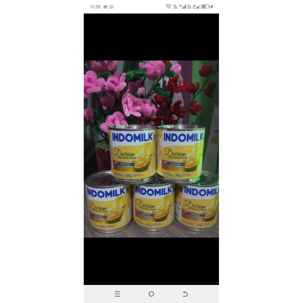 

Indomilk Kental Manis Durian Musang King 370g