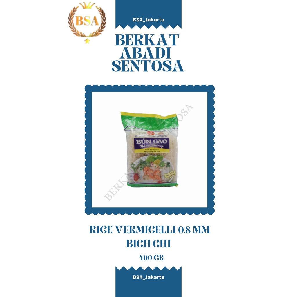 

RICE VERMICELLI 0,8 MM BICH CHI (400 GR)