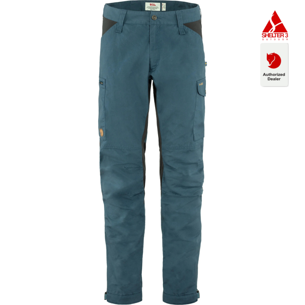 Celana Panjang Pria Fjallraven Kaipak Trousers - Uncle Blue Dark Grey