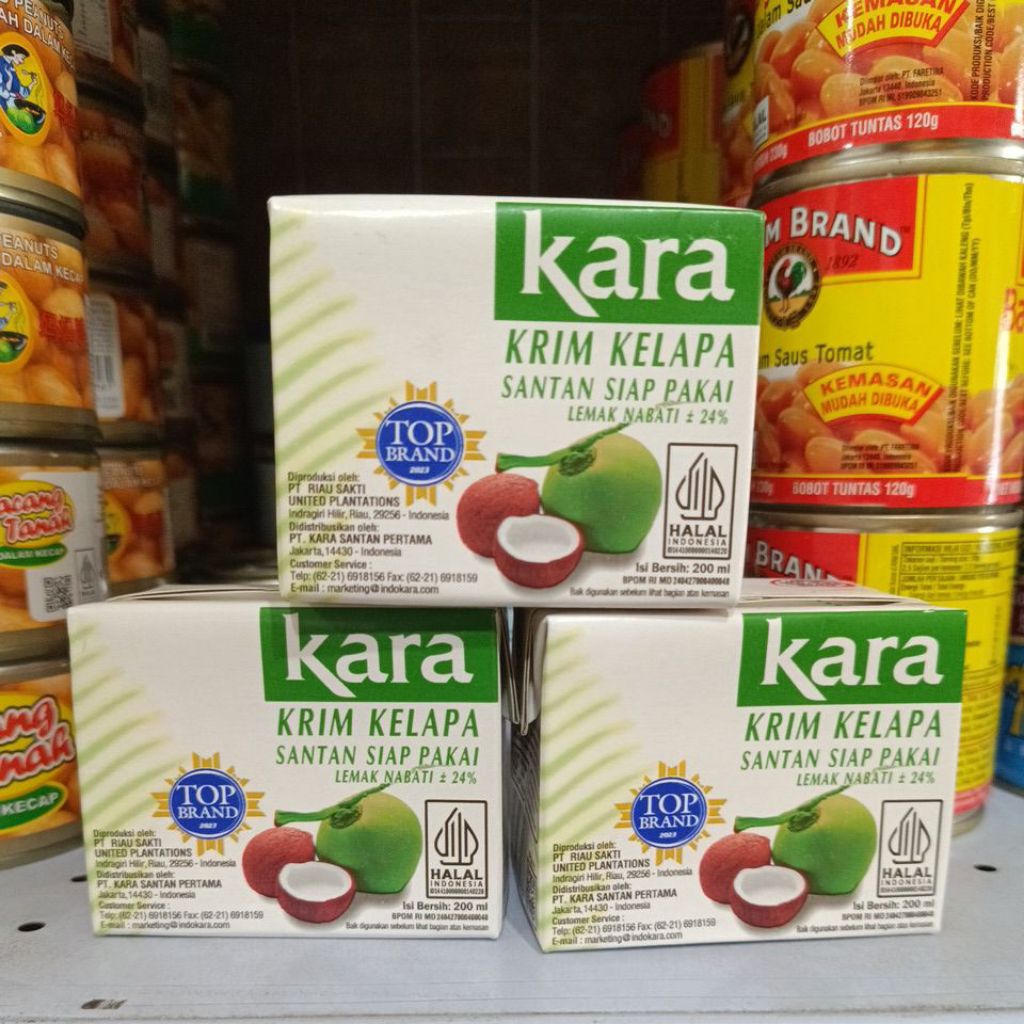 

kara Santan (200 MI) Cair Kelapa Coconut Instant