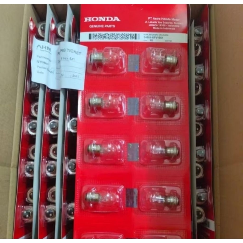 (ORI) BOHLAM LAMPU DEPAN HONDA SUPRA X 125/KHARISMA/VARIO 125/VARIO 150 1 PCS