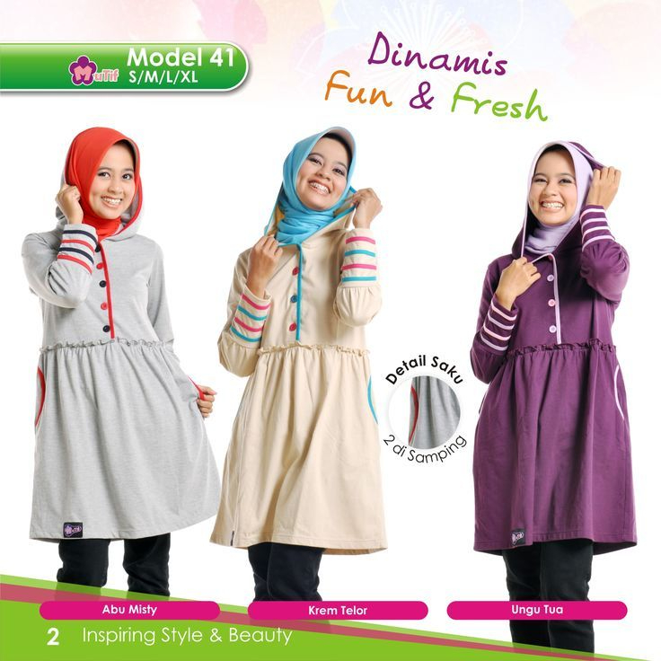 SALE Mutif BajuTunik Dewasa Atasan Hoodie Mutif 41 Fashion Muslim