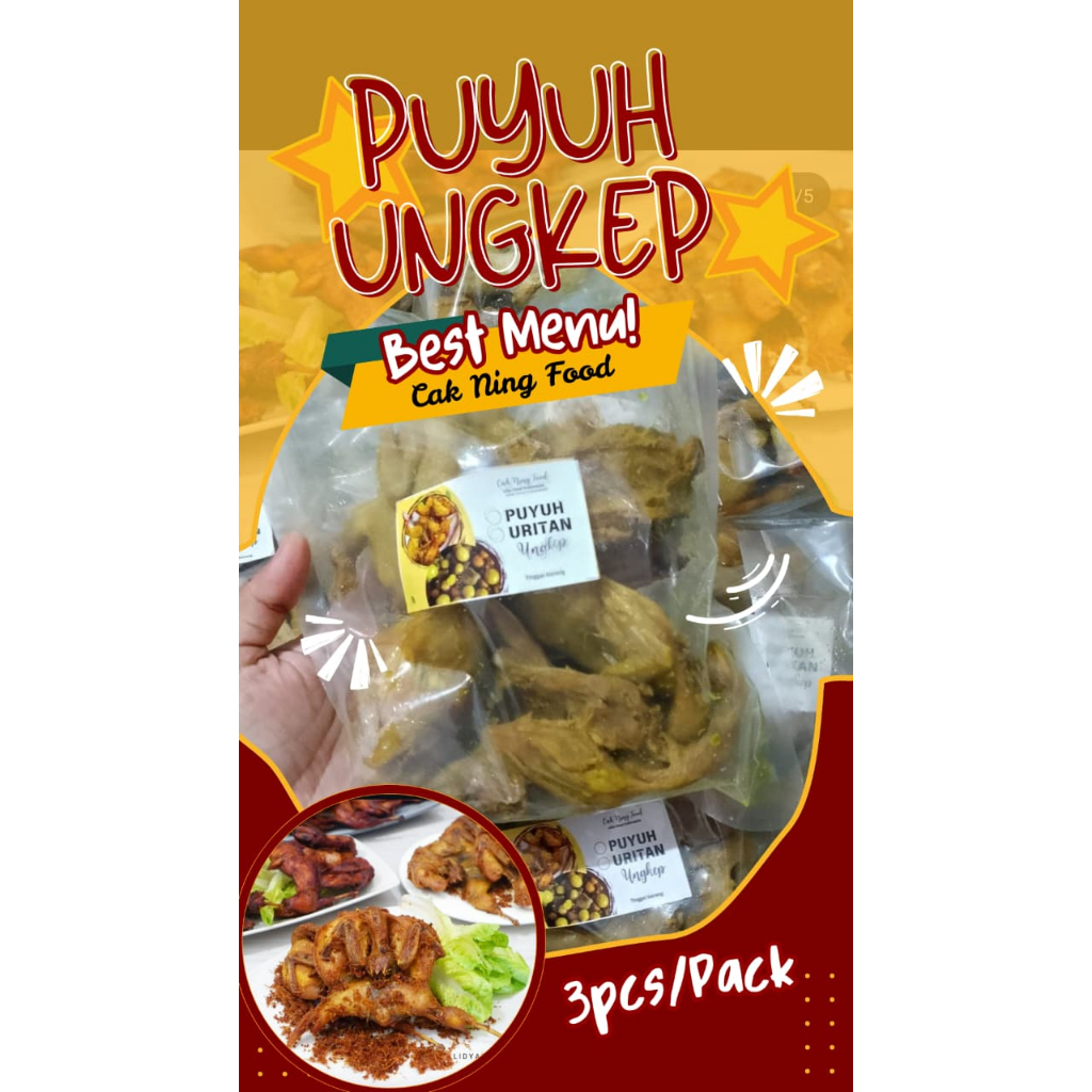 

puyuh ungkep isi 3 ekor