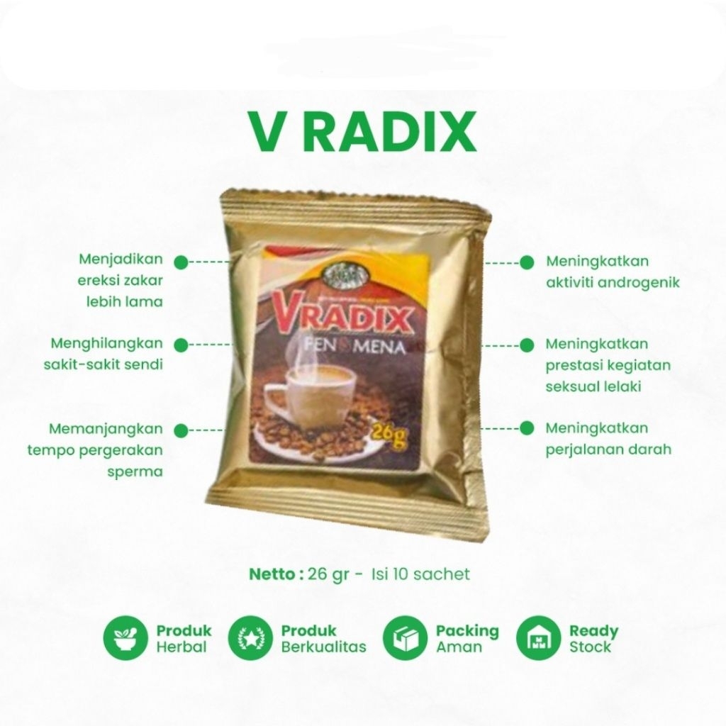 

V Radix Fenomena HPA Pak Haji (kemasan lama isi 10 sc)