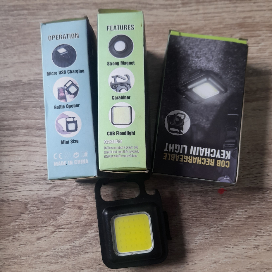 KEYCHAIN COB LAMPU CAMPING