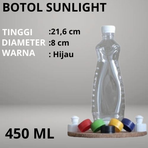Botol Sabun Cuci Piring 450ml / Botol Cupir / Botol Plastik Sunlight