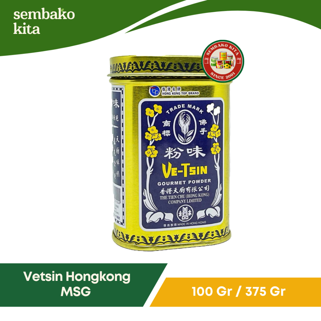 

Ve-Tsin Hongkong - Micin MSG Vetsin 100 Gram / 375 Gram