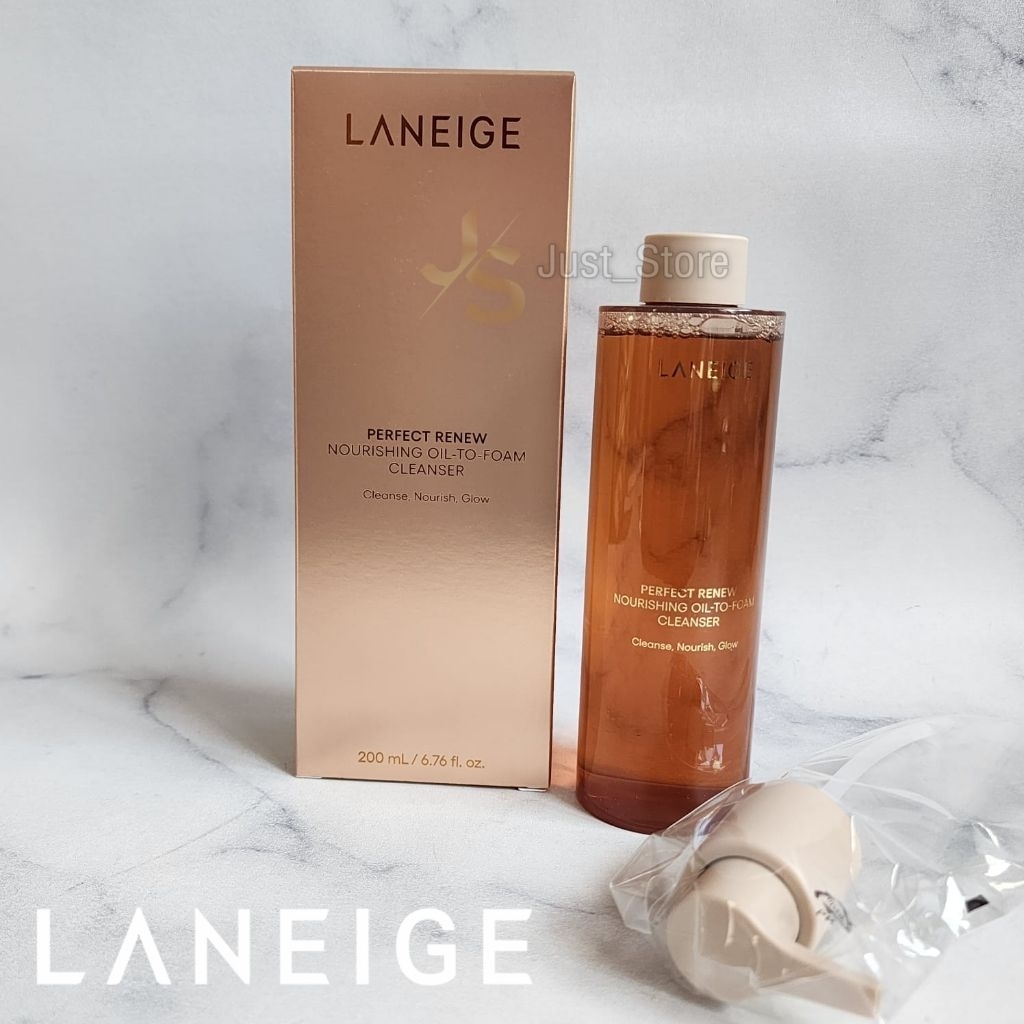 LANEIGE Perfect Renew Nourishing Oil to Foam Cleanser 200ml