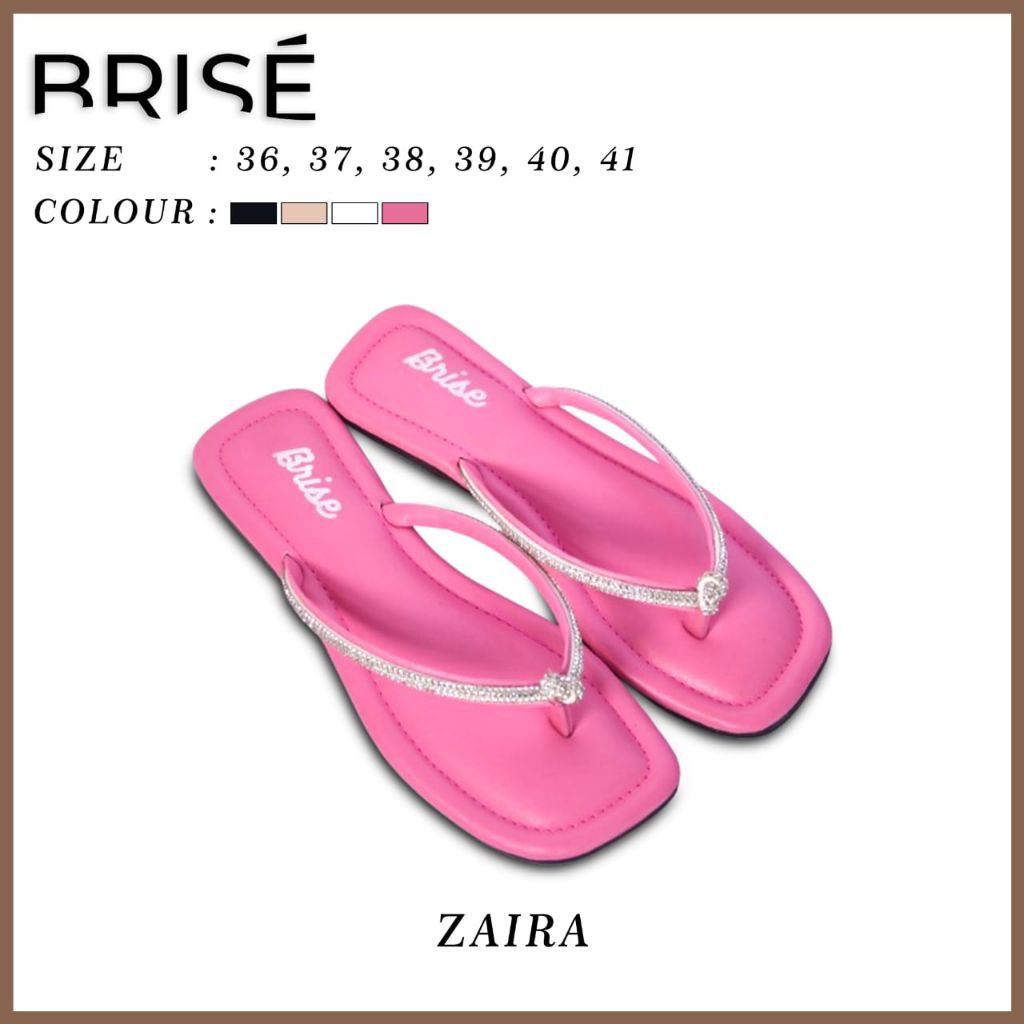 Brise Sandal Wanita Jepit Elegan Model Zaira