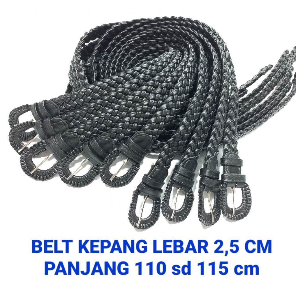 gesper kepang/sabuk rajut/ikat pinggang kepang